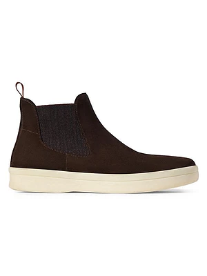 Ultimate Beatle Suede Pull-On Ankle Boots