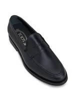 Men's Leather Penny Loafers