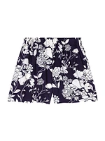 Patterned Cotton Shorts