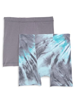 Little Boy's & 2-Pack Tie-Dye Boxers Set