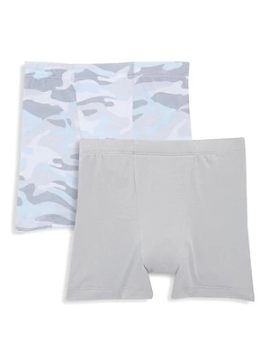 Little Boy's & 2-Pack Camouflage Boxers Set