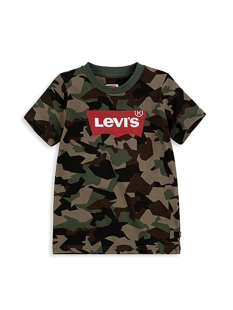 Little Boy's Camo Logo T-Shirt