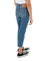 Girl's Distressed Ankle Jeans