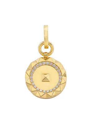 Obelisco 18K Yellow Gold & Diamond Pendant