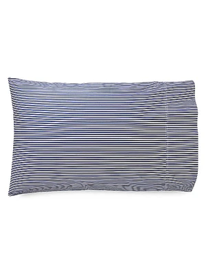 Organic Shirting Stripe Bedding 400 Thread Count Pillowcase
