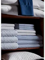 Organic Shirting Stripe Bedding 400 Thread Count Pillowcase