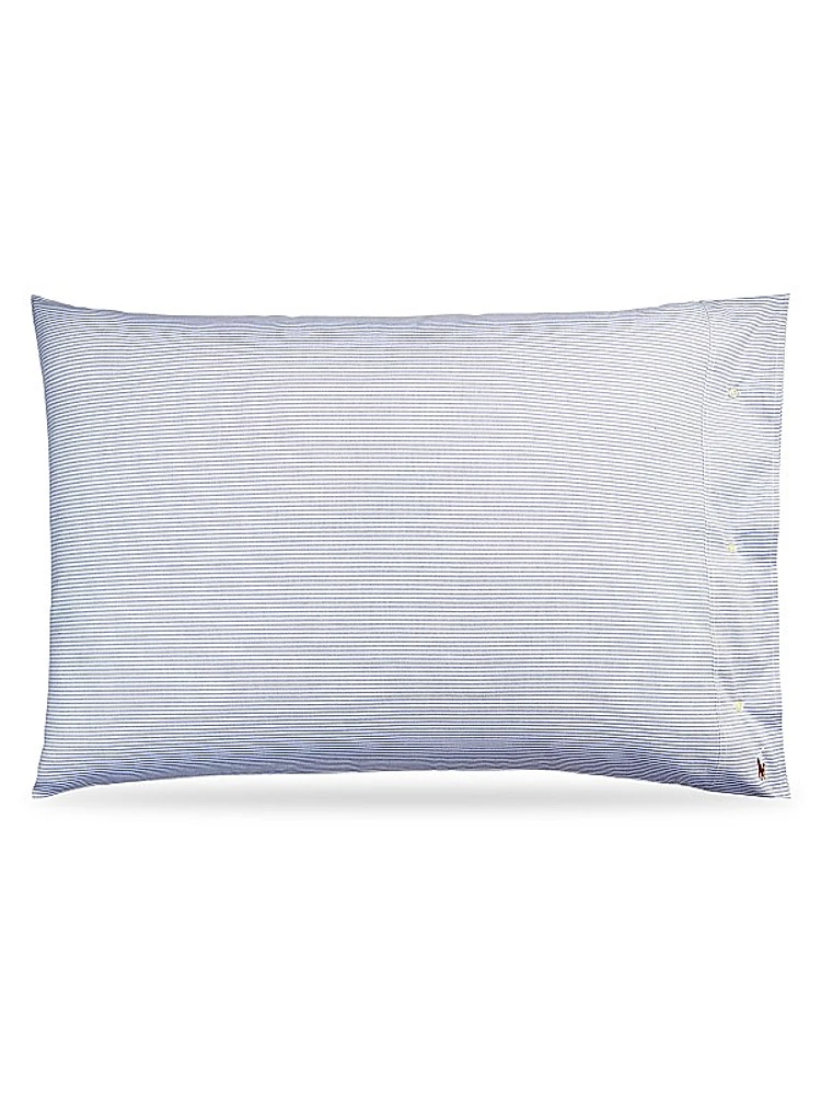 Organic Oxford Stripe Bedding Pillowcase