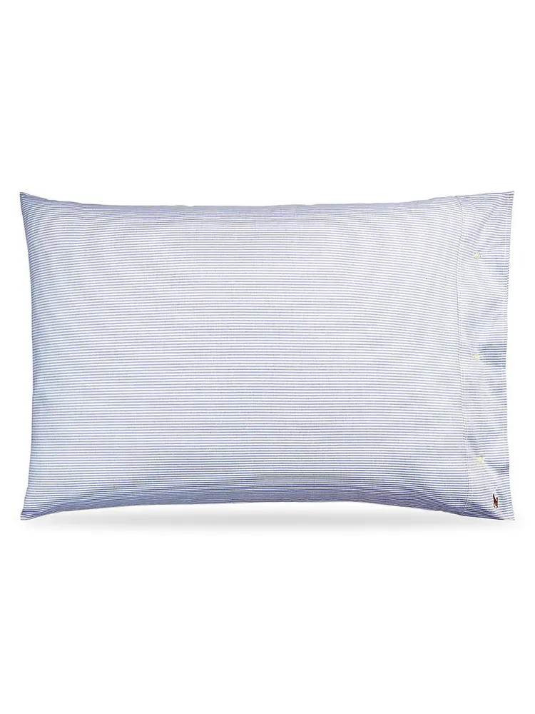 Organic Oxford Stripe Bedding Pillowcase