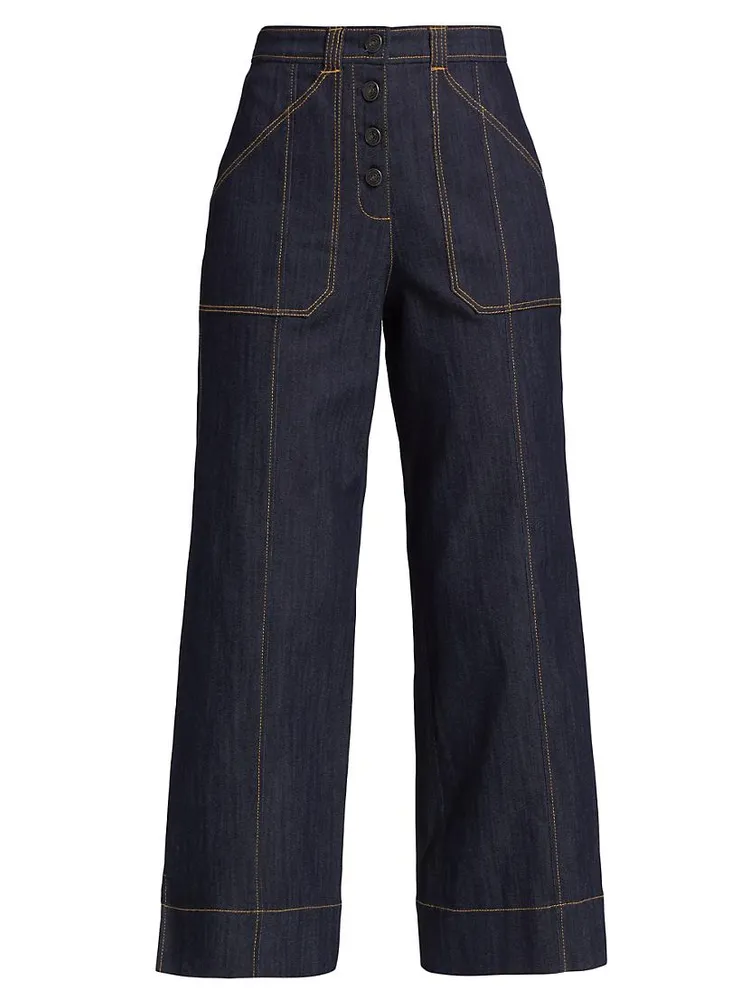 Benji Mid-Rise Wide-Leg Jeans