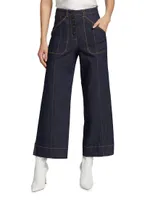 Benji Mid-Rise Wide-Leg Jeans