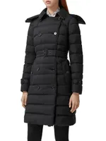 Ashwick Long Logo Puffer Coat