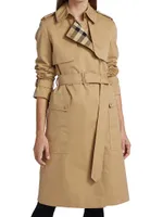 Sandridge Belted Logo Trench Coat