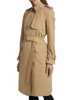 Sandridge Belted Logo Trench Coat