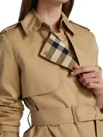 Sandridge Belted Logo Trench Coat