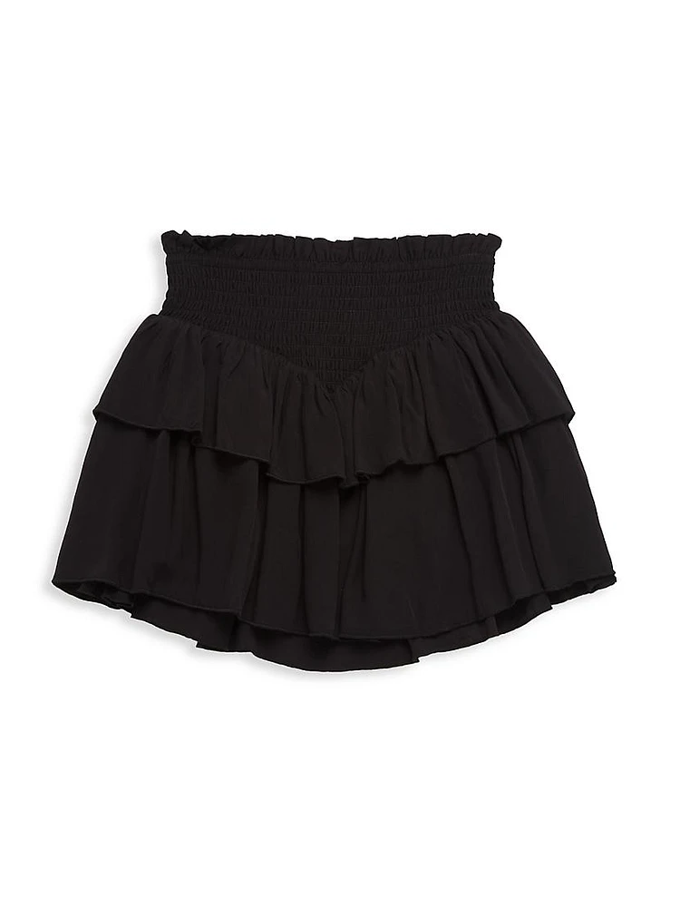 Girl's Brooke Tiered Ruffle Skirt