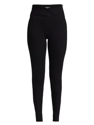 Veronica Rib-Knit Leggings