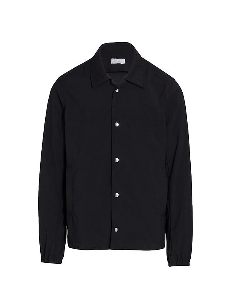 Nylon Coach's Shirt Jacket