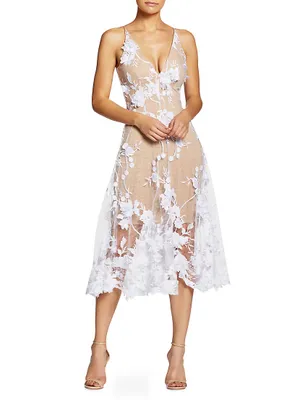 Audrey Lace A-Line Dress