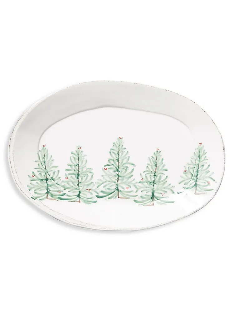 Lastra Holiday Small Oval Platter