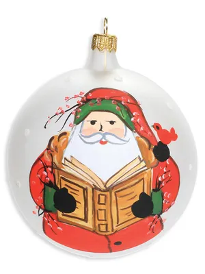 Reading Old St. Nick Ornament