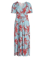 Vienna Short-Sleeve Maxi Dress