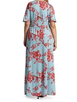 Vienna Short-Sleeve Maxi Dress