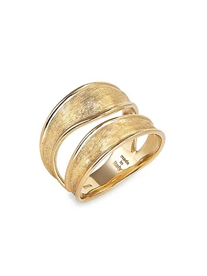 Lunaria 18K Yellow Gold Split-Band Ring