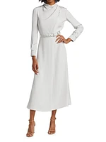 Silk Morrocaine Wrap Dress