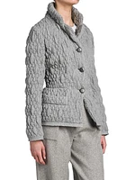 Abstract Quilted Jacket