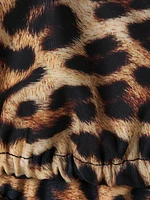 Fifi Leopard Print Triangle Bikini Top