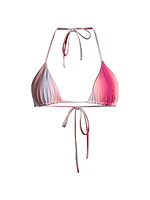 Fifi Sparkling Triangle Bikini Top