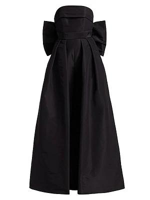 Margaret Silk Faille Convertible Jumpsuit