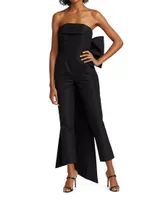 Margaret Silk Faille Convertible Jumpsuit