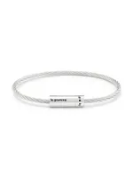 9G Polished Sterling Silver Cable Bracelet