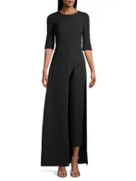 Davina Stretch-Crepe Jumpsuit