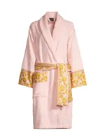 Medusa Logo Plush Bathrobe