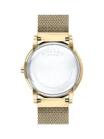 Museum Classic Goldtone Stainless Steel Bracelet Watch