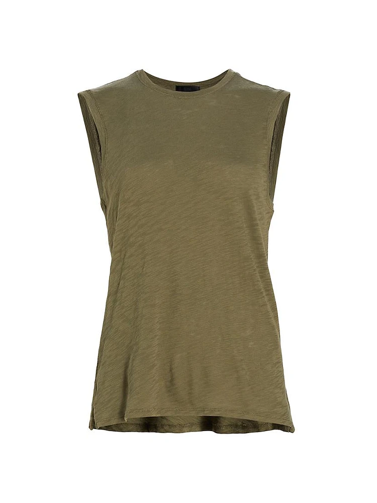 Slub Cotton Jersey Tank