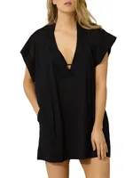 Renee V-Neck T-Shirt Cover-Up