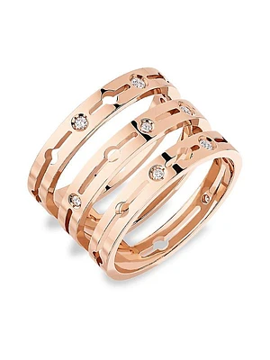 Pulse Diamond & 18K Rose Gold Ring