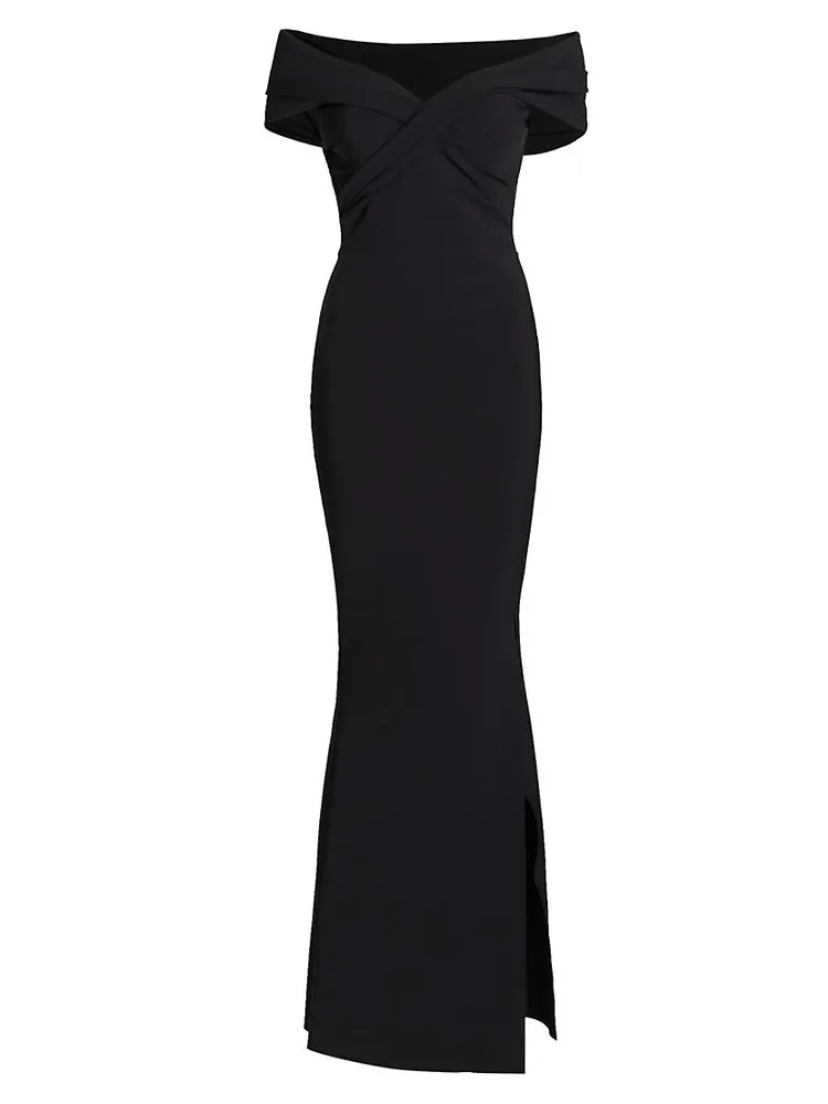 Stretch Jersey Fishtail Gown