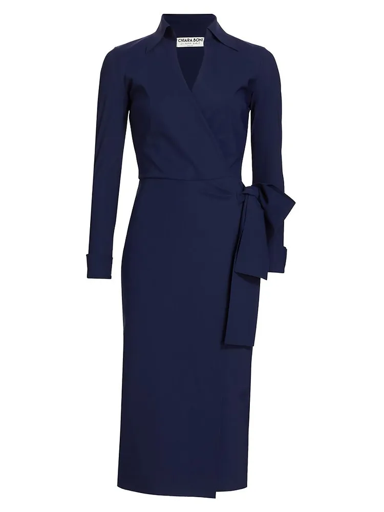 Kamala Matte Jersey Wrap Dress