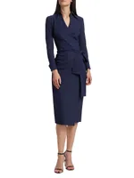 Kamala Matte Jersey Wrap Dress