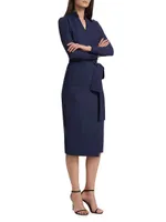 Kamala Matte Jersey Wrap Dress