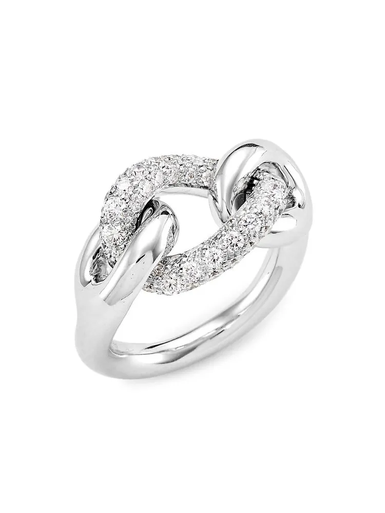 Catene 18K White Gold & Diamond Ring