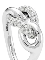 Catene 18K White Gold & Diamond Ring