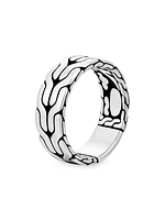 Classic Chain Silver Band Ring