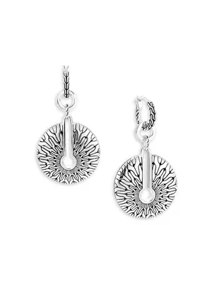 Chain Classic Sterling Silver Transformable Drop Earrings