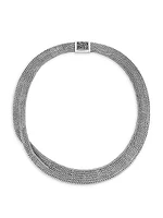 Chain Classic Sterling Silver Wrap Chain Necklace