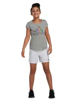 Little Girl's & Multicolor Logo Graphic T-Shirt